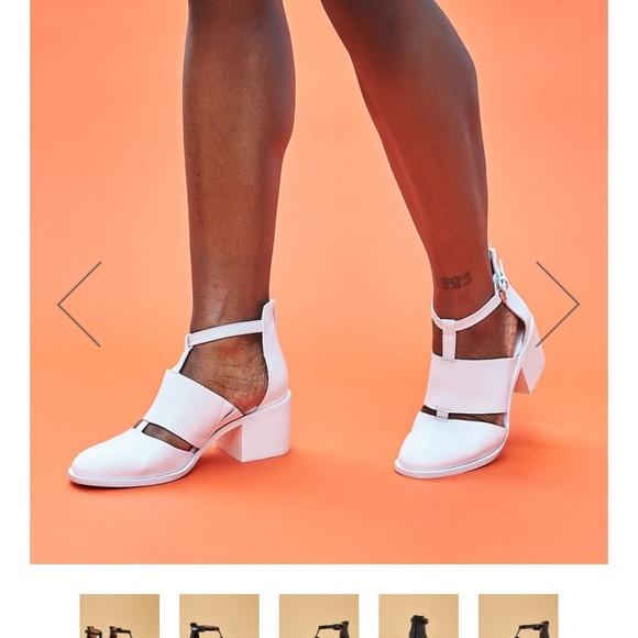 ✨Jeffrey Campbell✨Cut-out Boots Melina White 36 - Picture 7 of 8